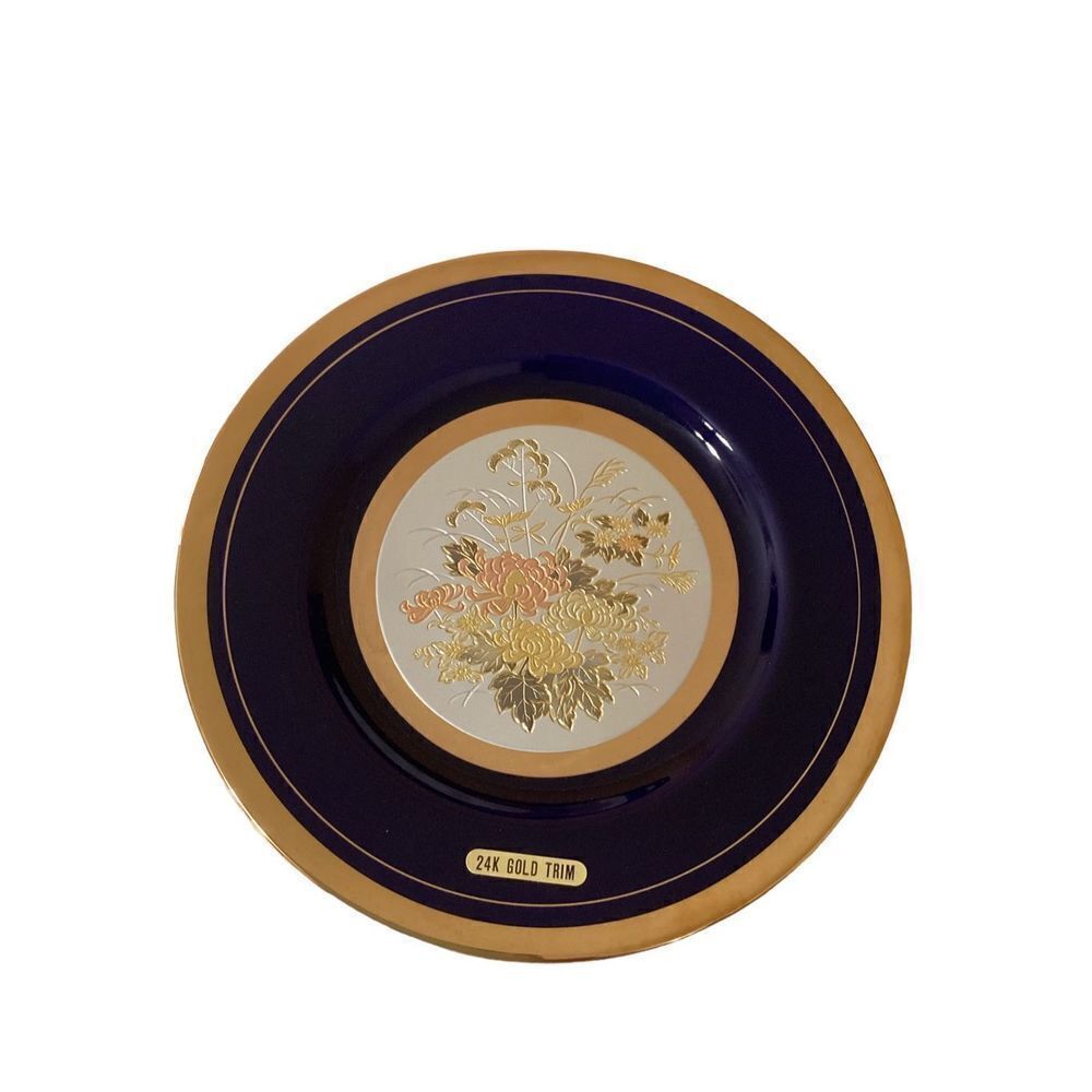 Vintage Japanese The Art Of Chokin Plate